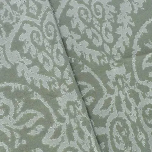 2 3/4 YD PC--Graphite Gray Baroque Jacquard Home Decorating Fabric