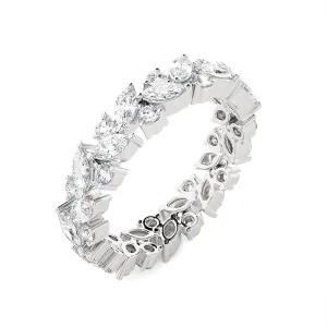 2 5/8 ctw Marquise Lab Grown Diamond Eternity Band