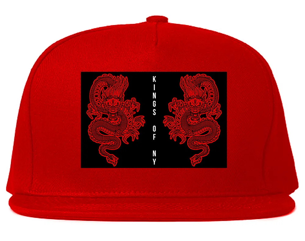 2 Chinese Dragon Snapback Hat