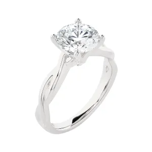 2 ctw Round Lab Grown Diamond Solitaire Engagement Ring