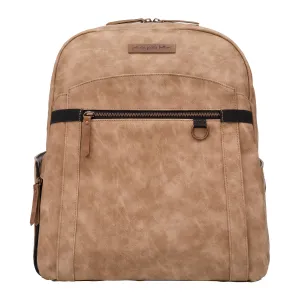 2-in-1 Provisions Backpack in Brioche Faux Leatherette