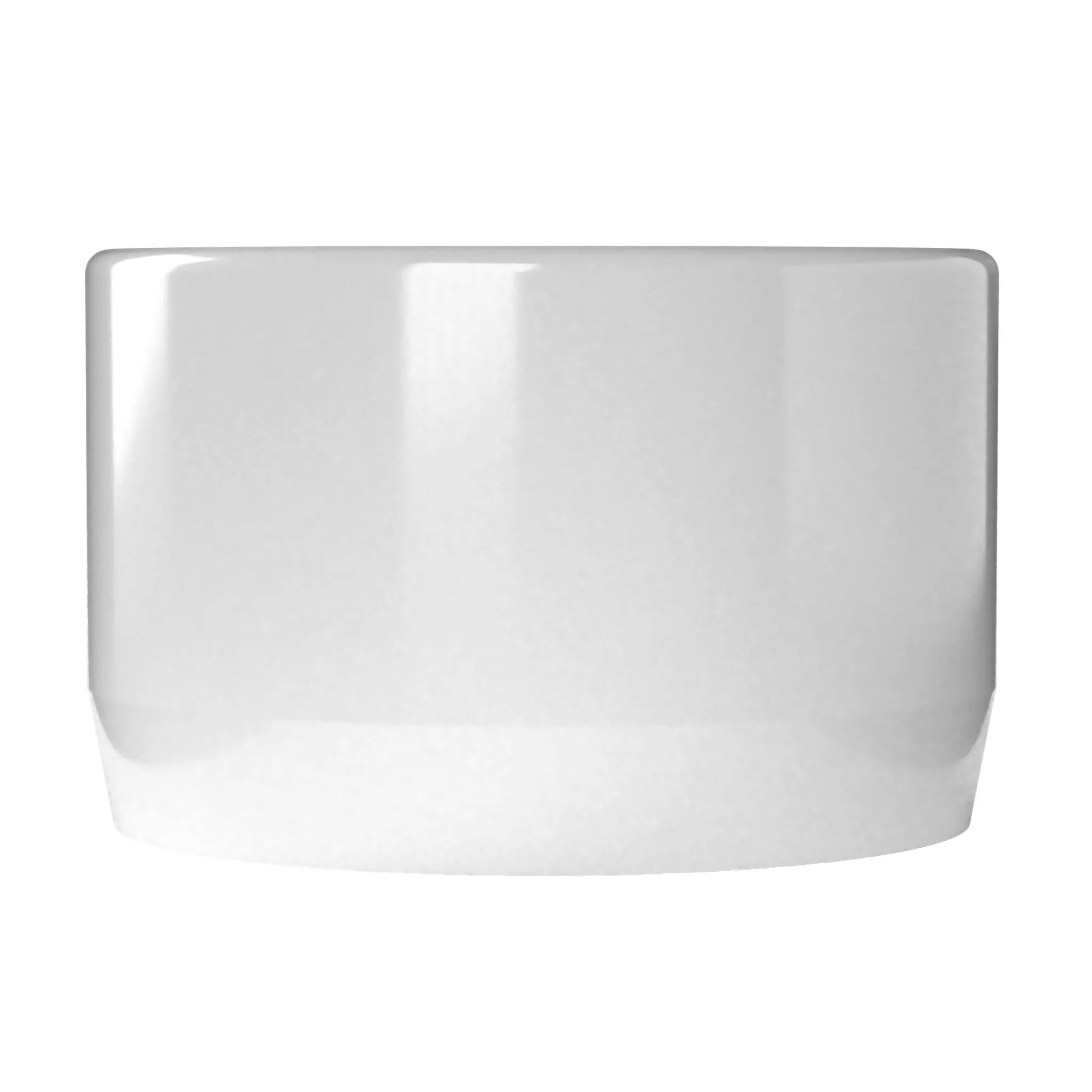 2 in. External Flat PVC End Cap, Furniture Grade - White