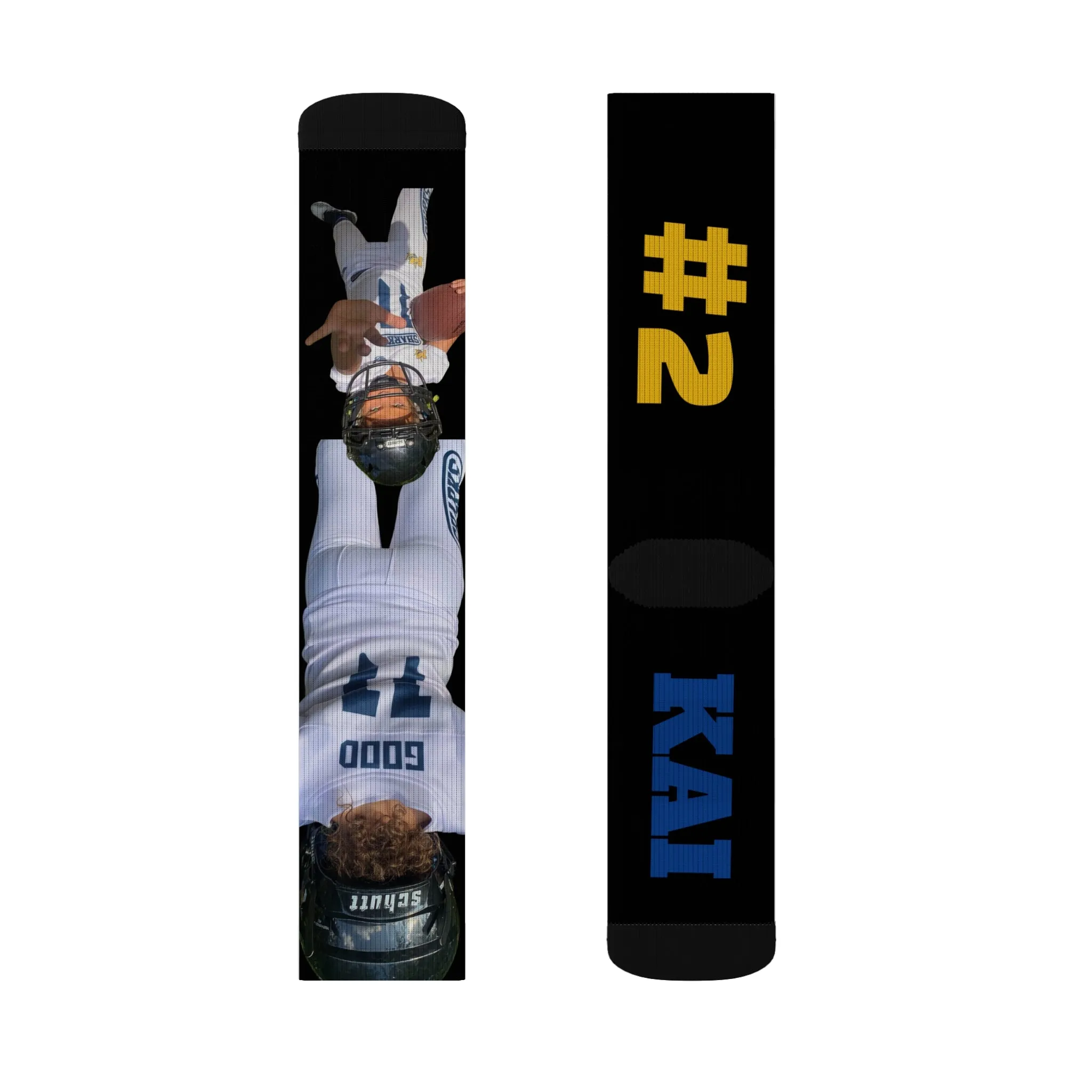 2 Kai Sharks Sublimation Socks