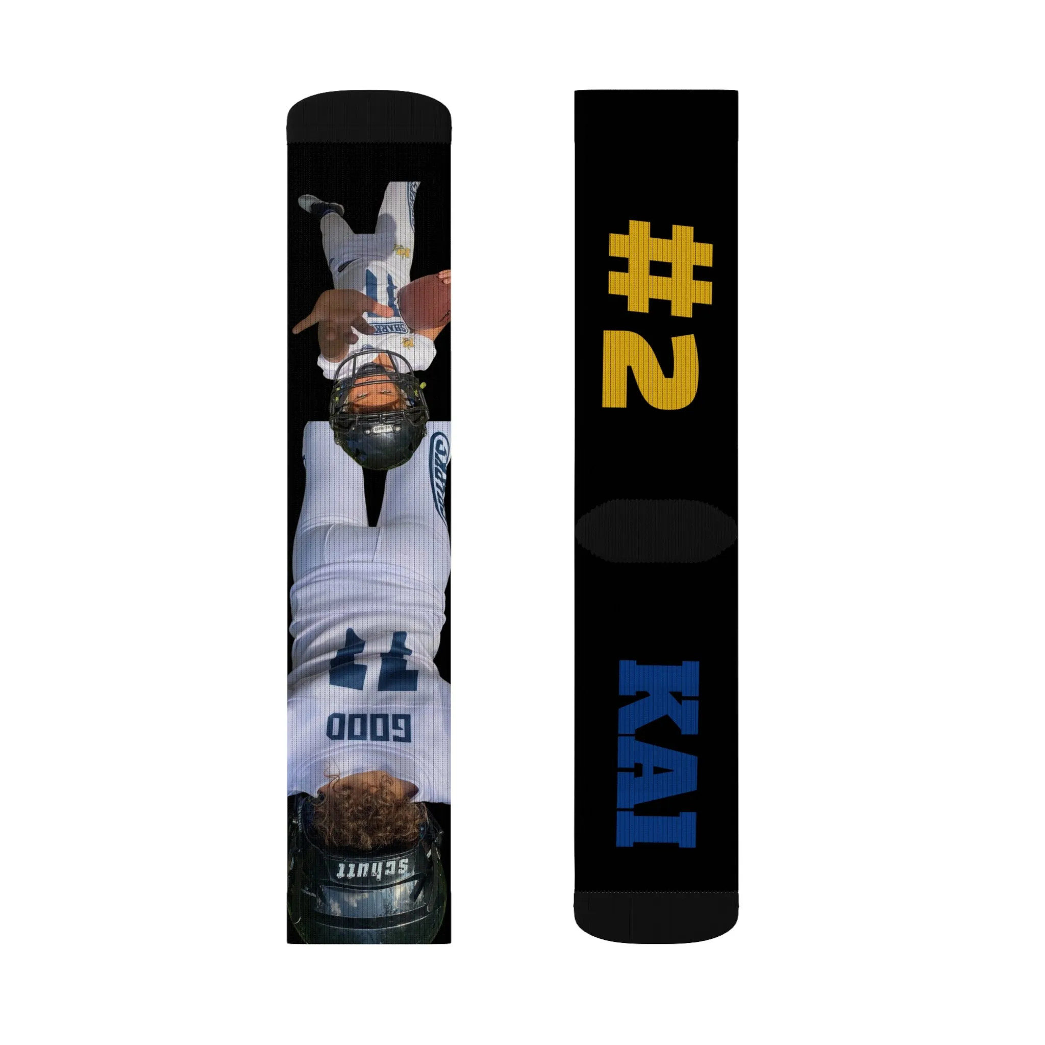 2 Kai Sharks Sublimation Socks