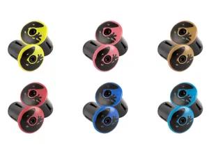 2 piece bar end plugs caps lizard skins - Multi colors