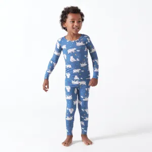 2-Piece Infant & Toddler Polar Night Buttery Soft Viscose Made from Eucalyptus Snug Fit Pajamas