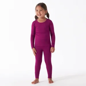 2-Piece Infant & Toddler Raspberry Buttery Soft Viscose Made from Eucalyptus Snug Fit Pajamas