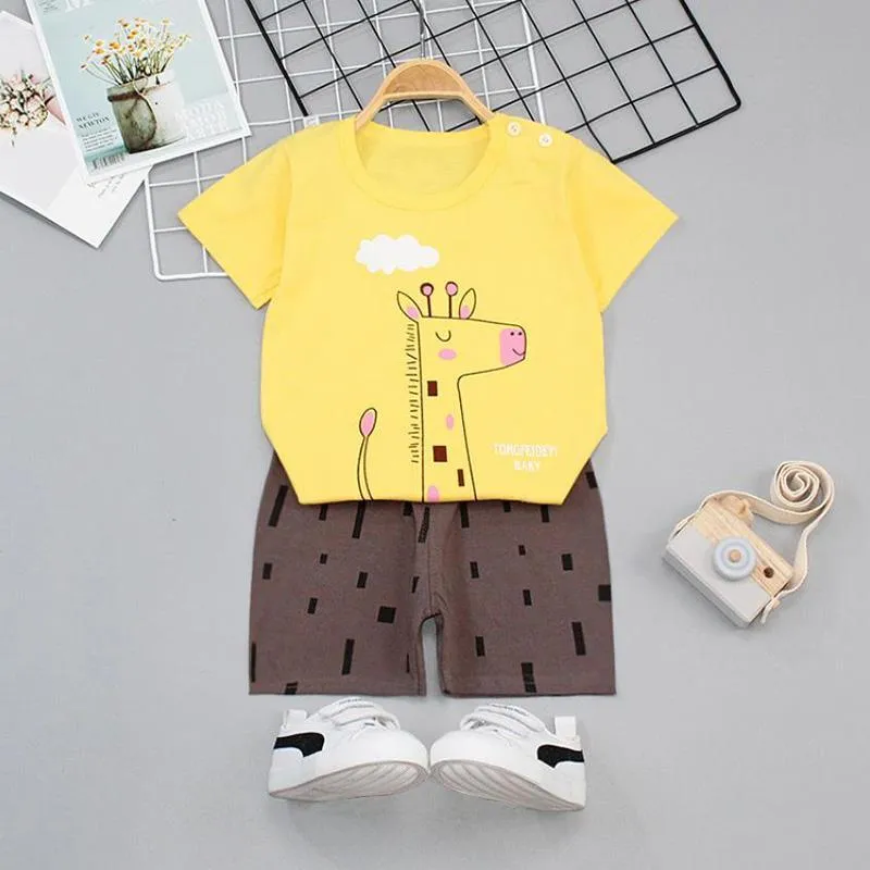 2-piece Thin Pajamas Sets for Toddler Boy Wholesale Children's Clothing