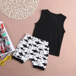 2 Pieces Baby Shark Outfit