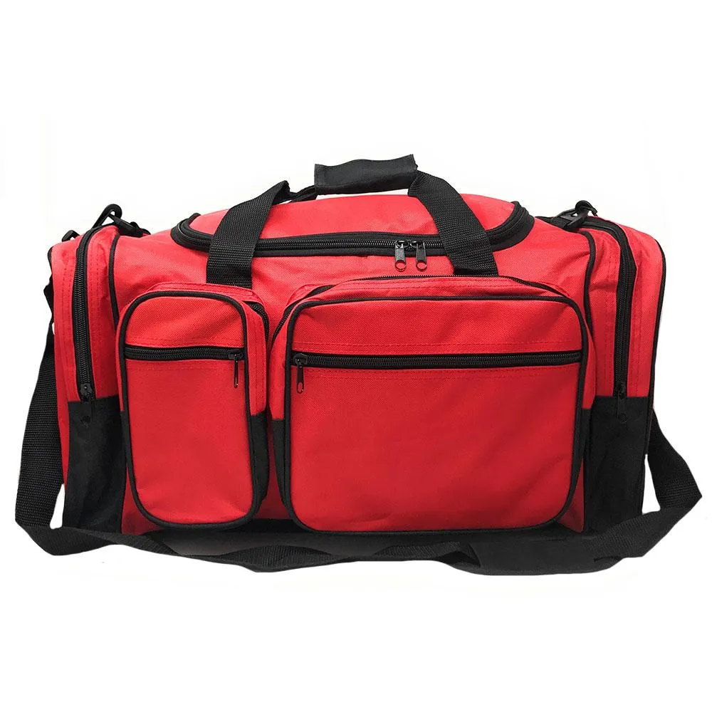 20 inch Large Heavy Duty Strong Duffle Bags Travel Sports School Gym Carry Luggage