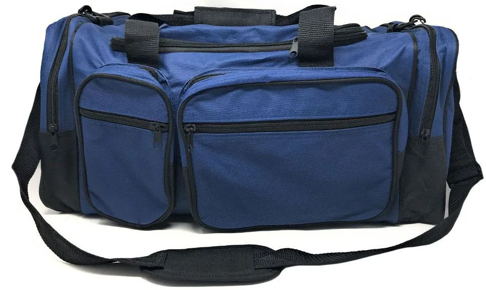 20 inch Large Heavy Duty Strong Duffle Bags Travel Sports School Gym Carry Luggage