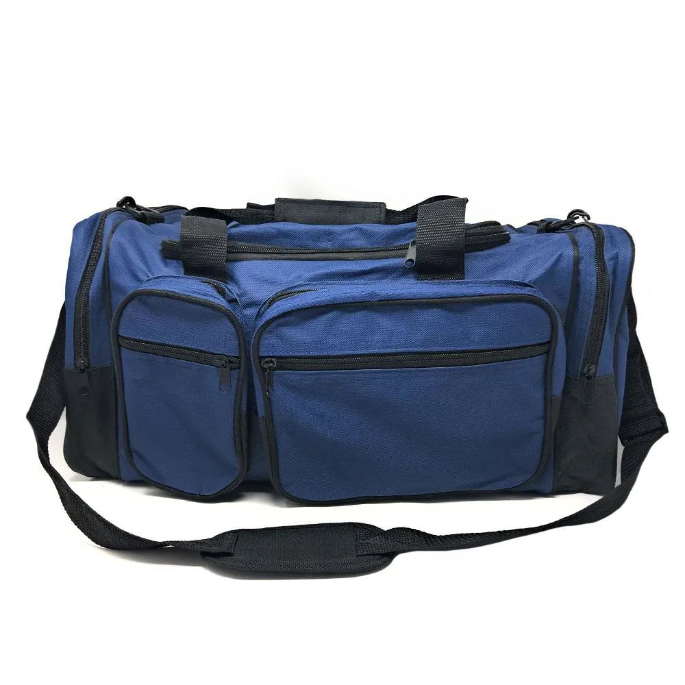 20 inch Large Heavy Duty Strong Duffle Bags Travel Sports School Gym Carry Luggage