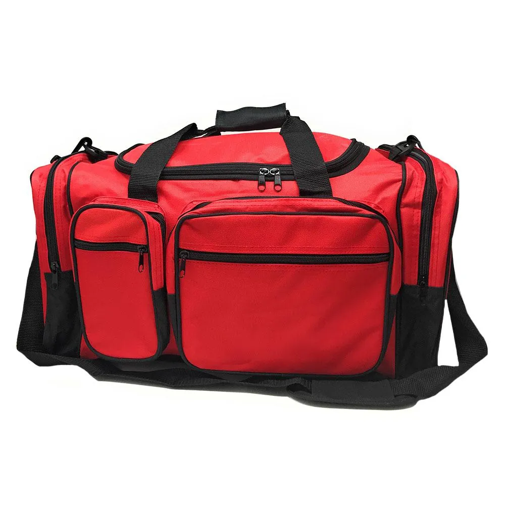 20 inch Large Heavy Duty Strong Duffle Bags Travel Sports School Gym Carry Luggage