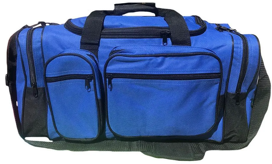 20 inch Large Heavy Duty Strong Duffle Bags Travel Sports School Gym Carry Luggage