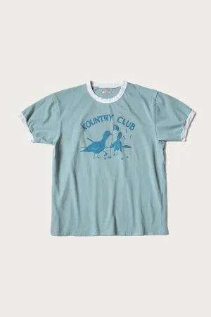 20/-Jersey RINGER T (KOUNTRY CLUB) - Blue Grey