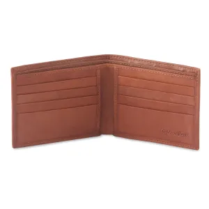 200160-TN Slim Bifold Leather Wallet in Tan Color | Style n Craft