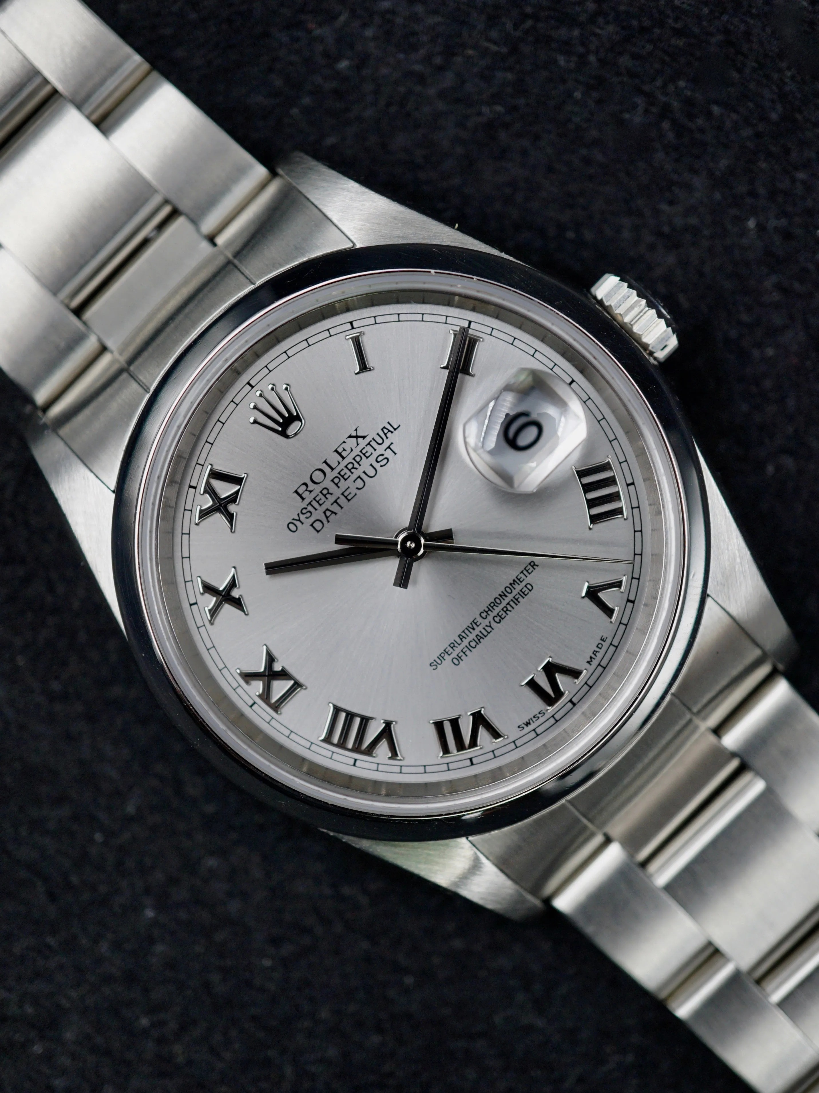 2002 Rolex DateJust (Ref. 16200) "Roman Numeral Dial"