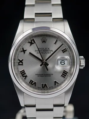 2002 Rolex DateJust (Ref. 16200) "Roman Numeral Dial"