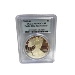 2006-W 20th Anniversary $1 Silver Eagle PCGS PR69DCAM