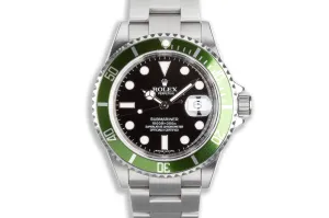 2008 Green Anniversary Rolex Submariner 16610LV