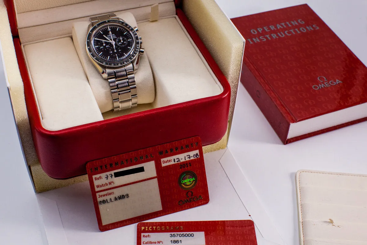 2008 Omega Speedmaster Professional 3570.50 with Box and Papers