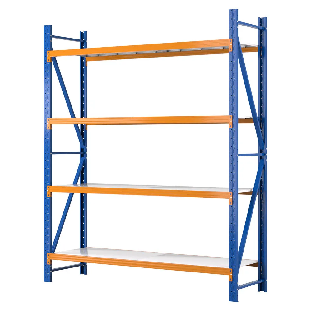 200kg Industrial Garage Shelving, Adjustable Height, Steel – Giantz