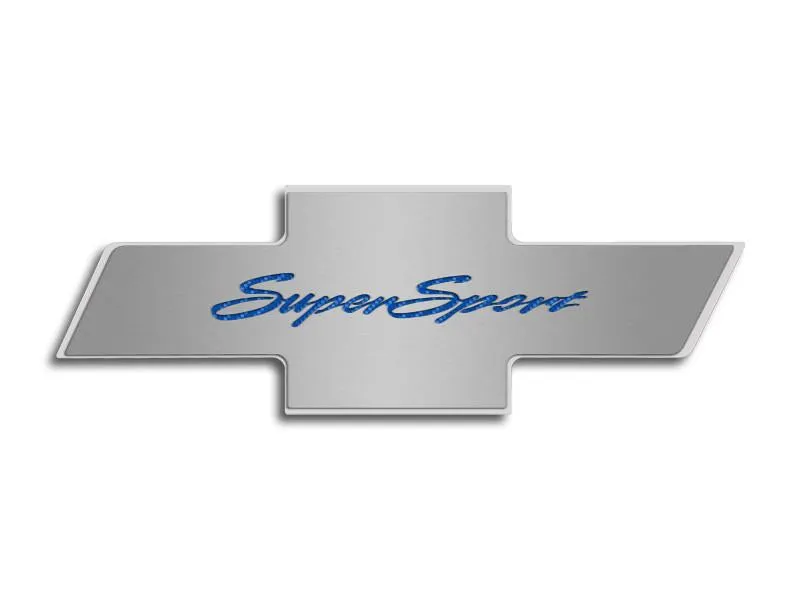 2010-2015 5th Gen Camaro SS Hood Badge "Super Sport" for Factory Hood Pad