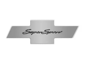 2010-2015 5th Gen Camaro SS Hood Badge "Super Sport" for Factory Hood Pad