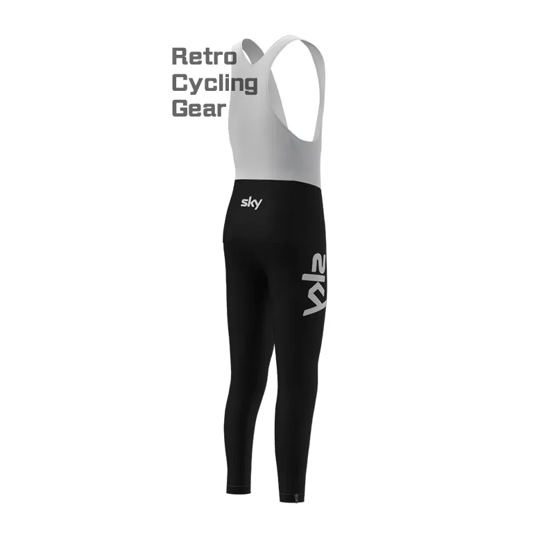 2013 sky Fleece Retro Cycling Bib Pants