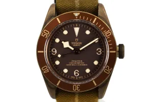 2016 Tudor Bronze Case Black Bay with Box and Papers