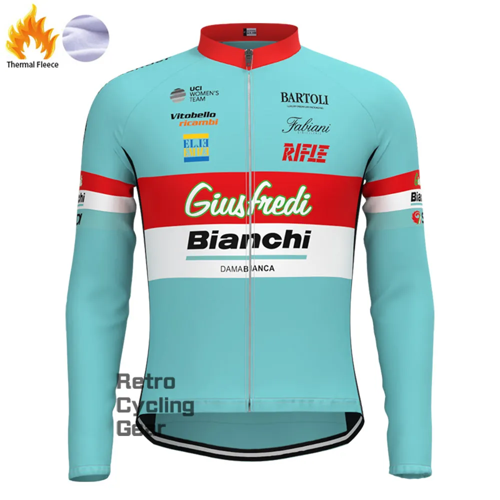 2017 Bianchi Fleece Retro Long Cycling Kits