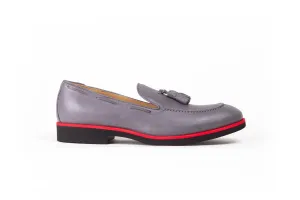 2017 Men's Grey & Red Tassel Loafer