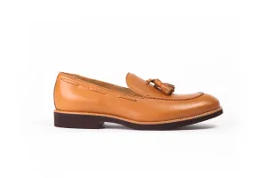 2017 Men's Tan & Brown Tassel Loafer