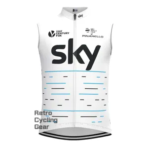 2017 white sky Retro Cycling Vest