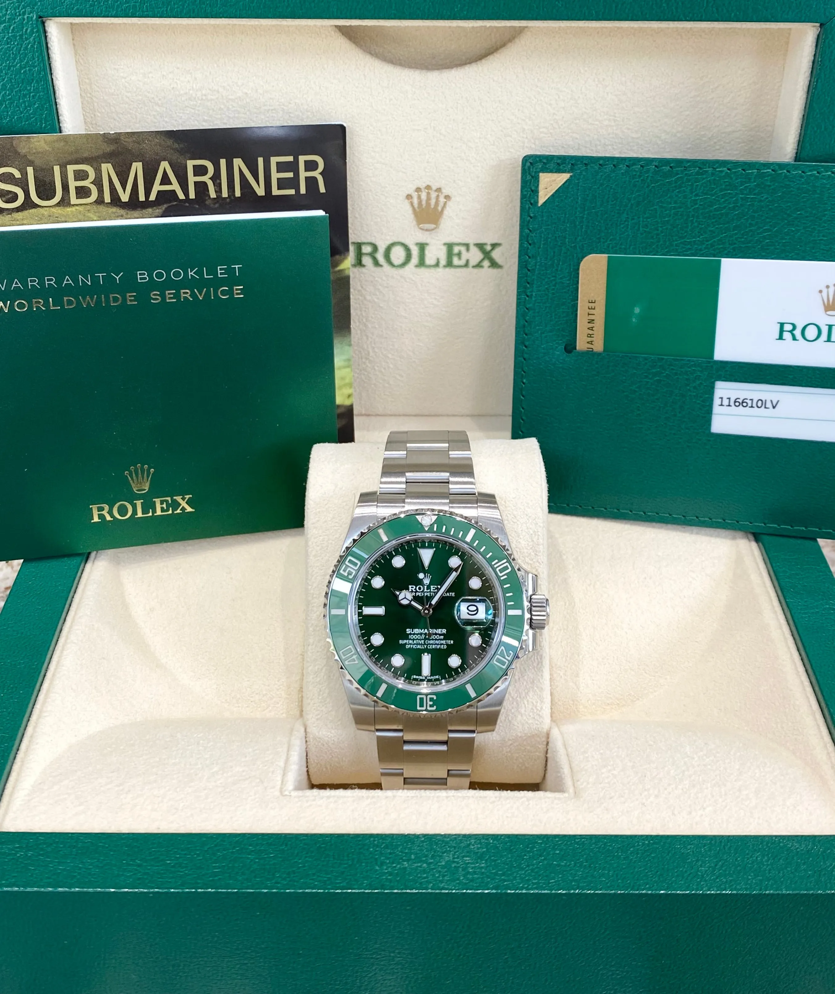 2018 Rolex Submariner Hulk 116610LV