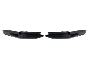 2020-2025 BMW M3 (G80) OEM Replacement Dry Carbon Fiber Rear Bumper Splitters