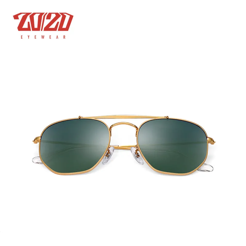 20/20 Polarized Metal Frame Driving Sunglasses For Men & Women 17069