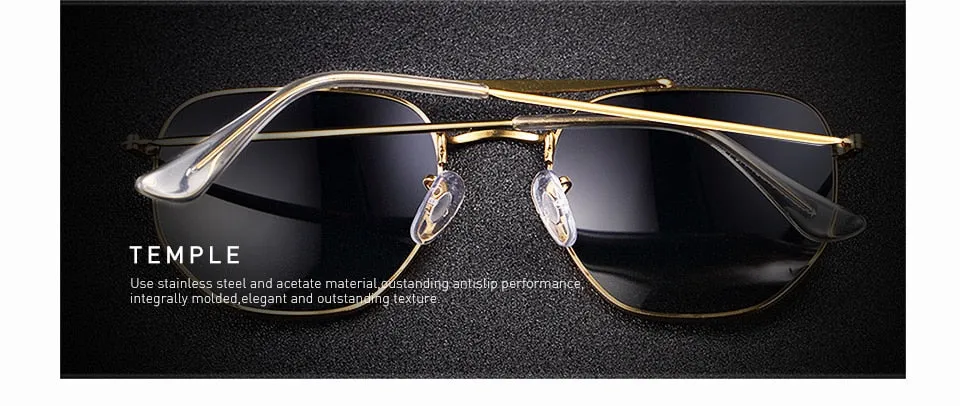 20/20 Polarized Metal Frame Driving Sunglasses For Men & Women 17069