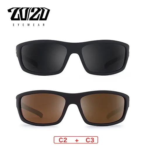 20/20 Polarized Sunglasses Men Square