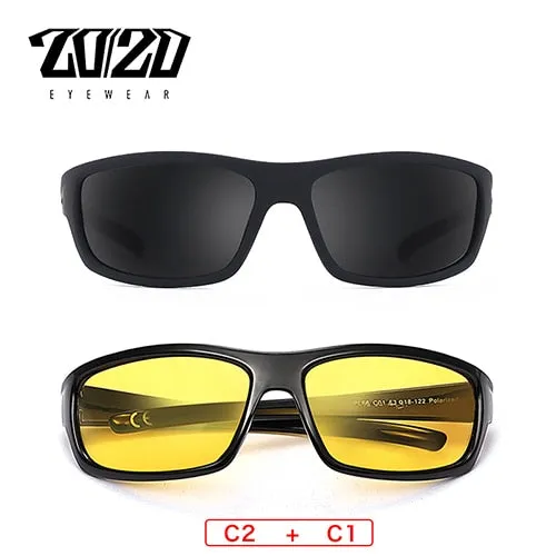 20/20 Polarized Sunglasses Men Square