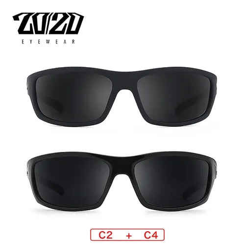 20/20 Polarized Sunglasses Men Square