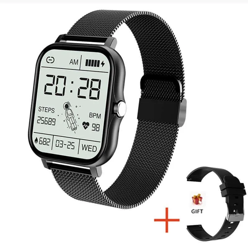 2021 New Women Smart watch Men 1.69" Color Screen Full touch Fitness Tracker Men Call Smart Clock Ladies For Android IOS BOX