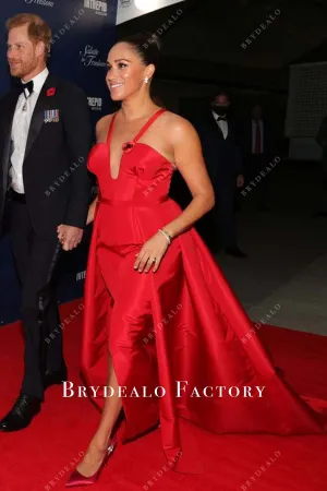 2021 Veterans' Day Gala Meghan Markle Red Dress