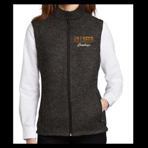 2024 Cowboys Ladies Sweater Fleece Vest Embroidered