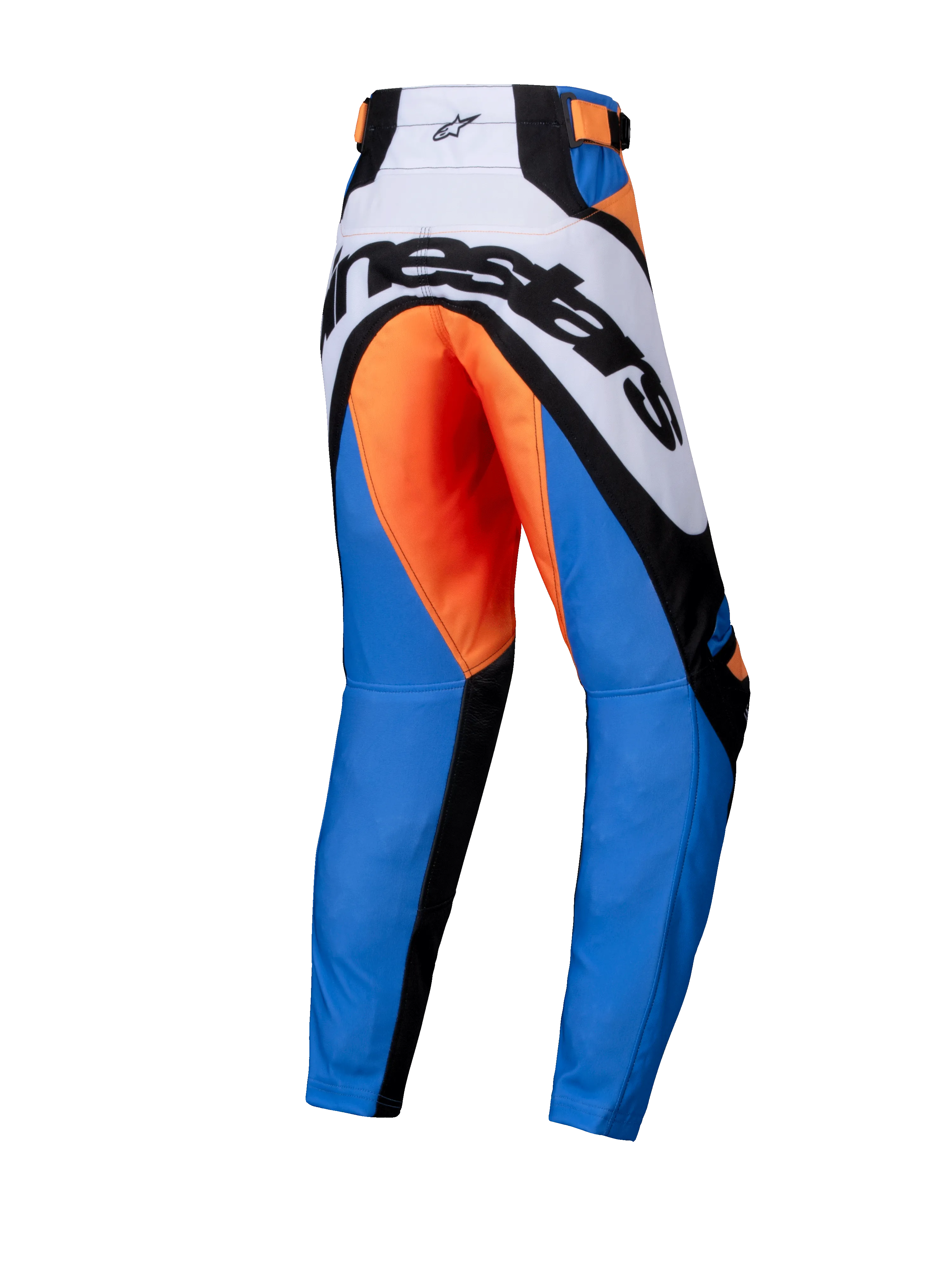 2025 Alpinestars Youth Racer Melt Pant Orange Blue