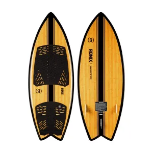 2025 Ronix Koal Classic Fish Wakesurfer - Glossy Black / Bamboo