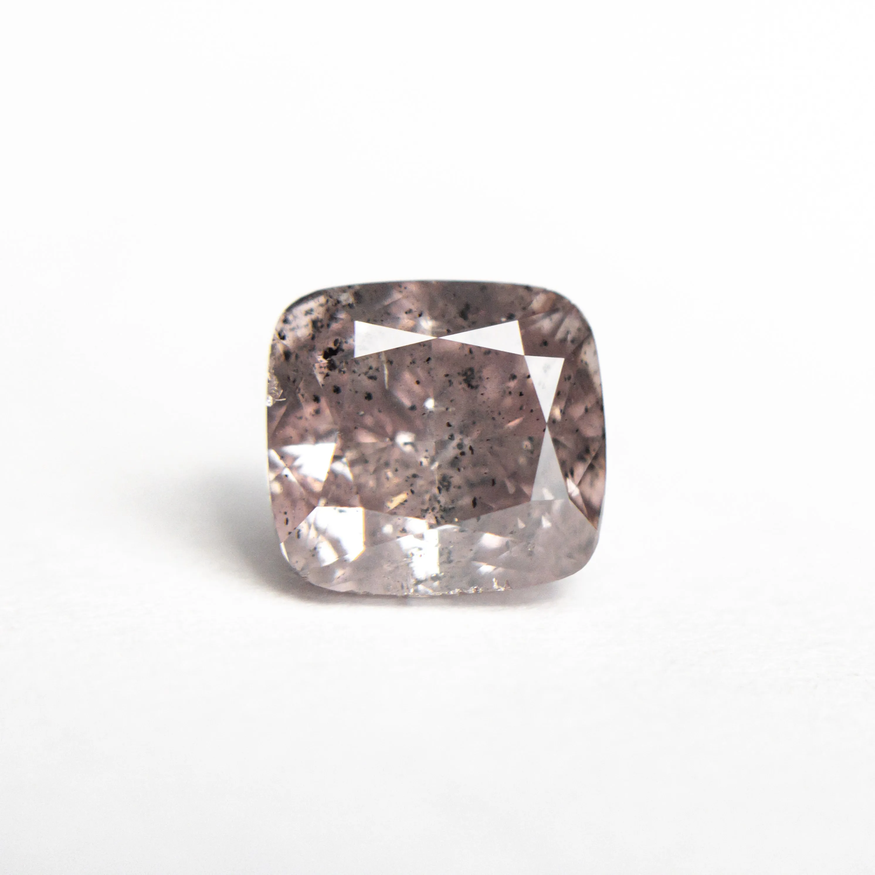 2.03ct 7.11x6.65x4.61mm GIA I2 Fancy Brownish Purplish Pink Cushion Brilliant 23911-01