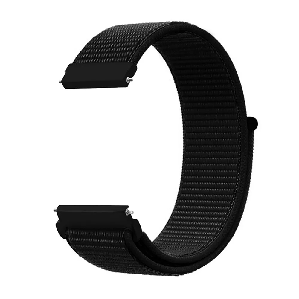 20mm SmartWatch Sport Loop Nylon Bands Red