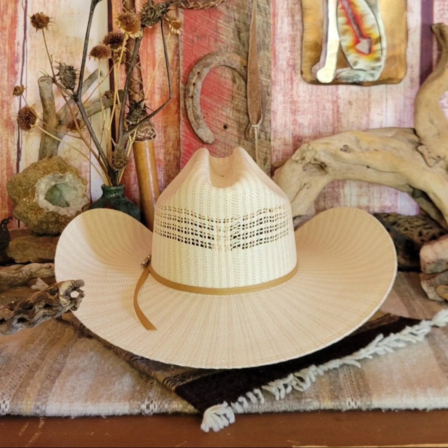 20X Straw Hat the "Jesse" by Justin JUS10349