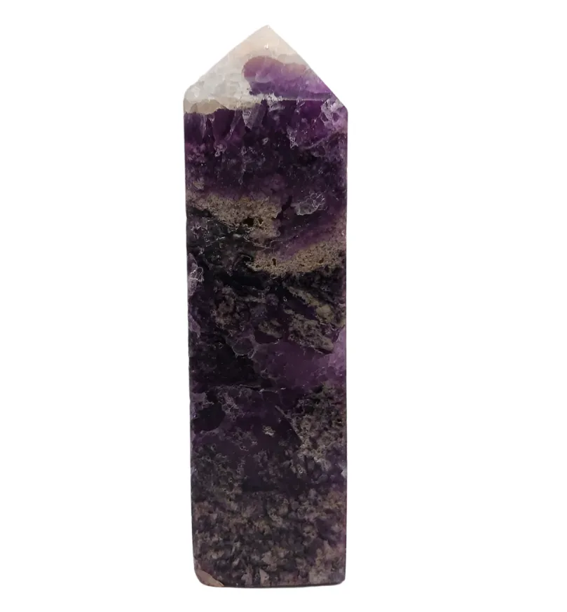 210G Purple Fluorite Crystal Tower